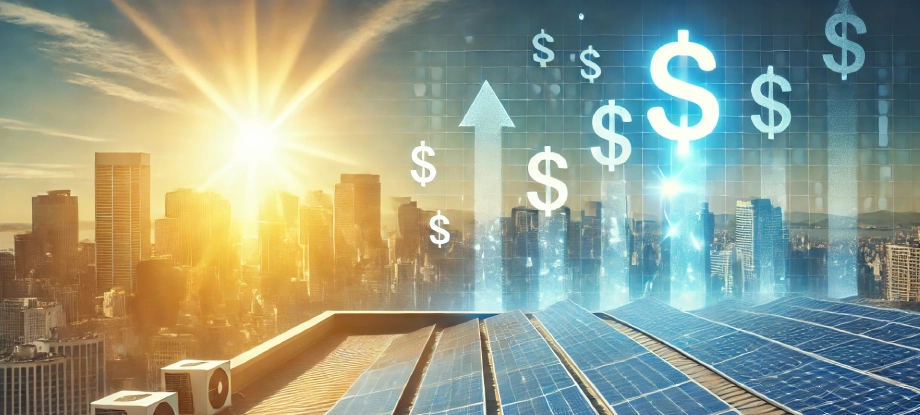 Solar power for commercial buildings