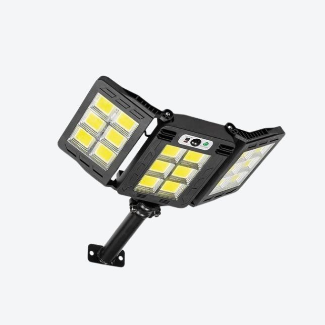 solar light 300watts high power outdoor cob motion sensor lights with 3 heads & remote control solar light 300watts high power outdoor cob motion sensor lights with 3 heads & remote control